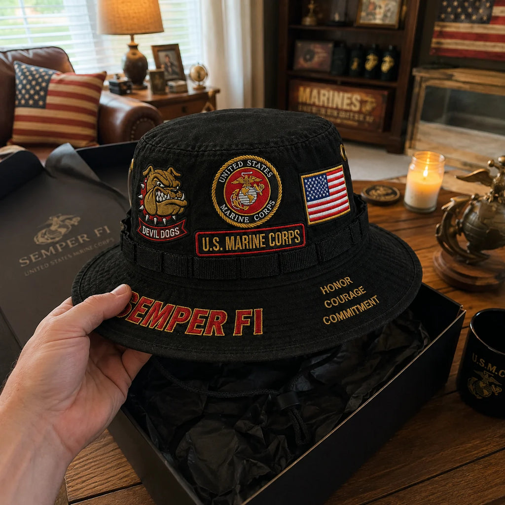 🇺🇸 Last Day Promo: 49% OFF -🦅U.S. Marine Corps Devil Dogs Commemorative Boonie Hat
