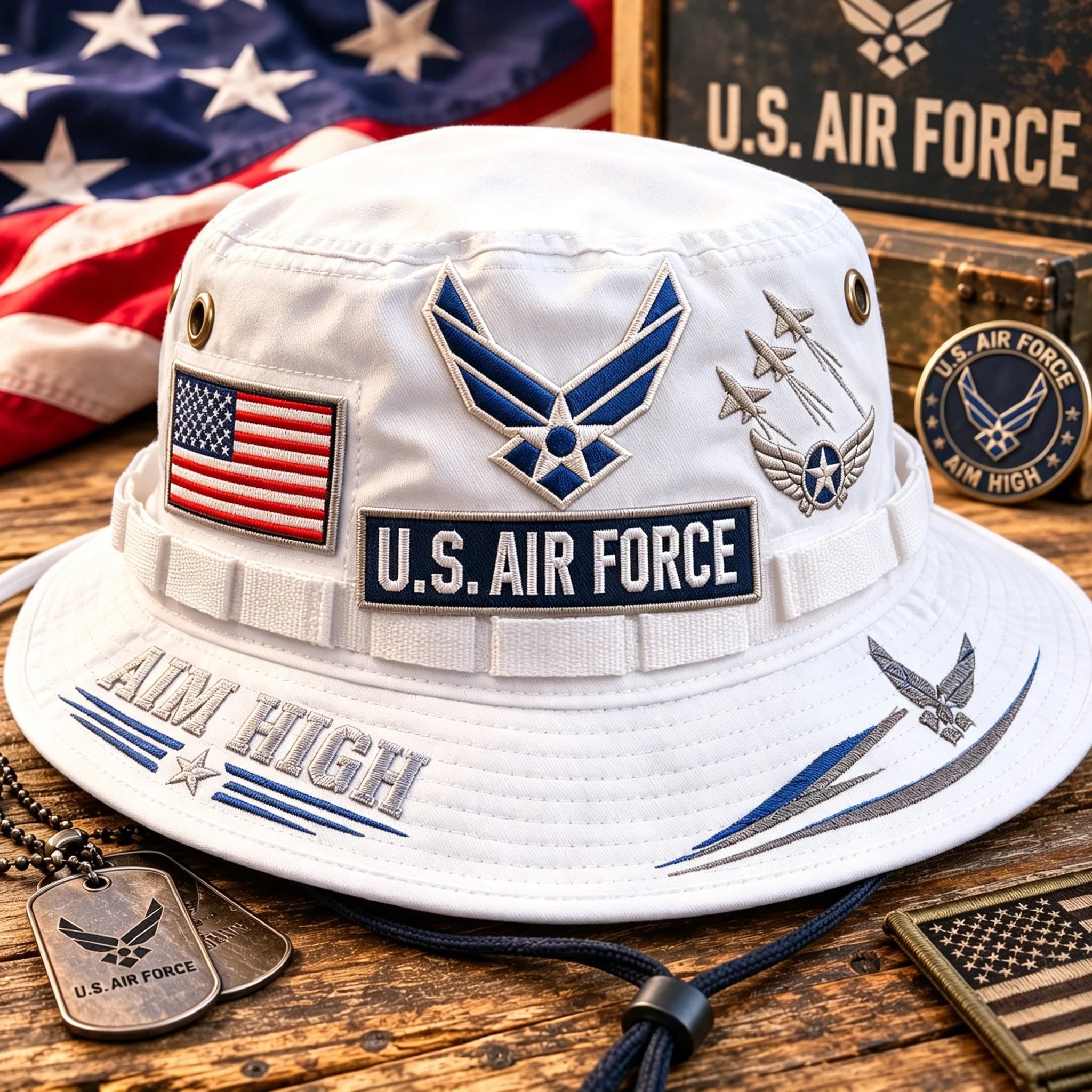 ✈️Last Day Promo: 49% OFF 🎖️ - U.S. Air Force Aim High Tribute Boonie Hat