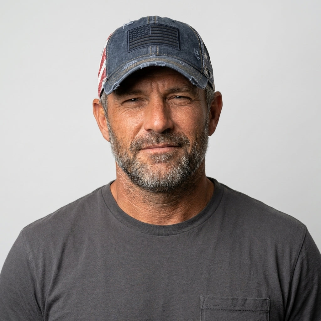 🇺🇸 Last Day Promo: 49% OFF-American Flag Ponytail Embroidered Hat
