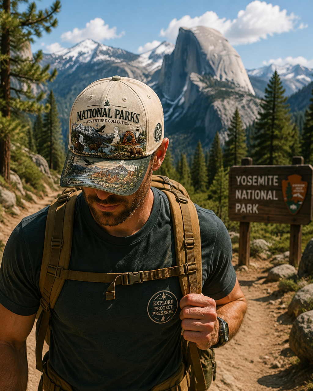 🇺🇸 Last Day Promo: 49% OFF 🏞️ - National Parks Adventure Collection Cap