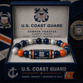 ⚓Last Day Promo: 49% OFF - 🌊U.S. Coast Guard Semper Paratus Tribute Beaded Bracelet - 🔥Buy 2 Get 1 Free